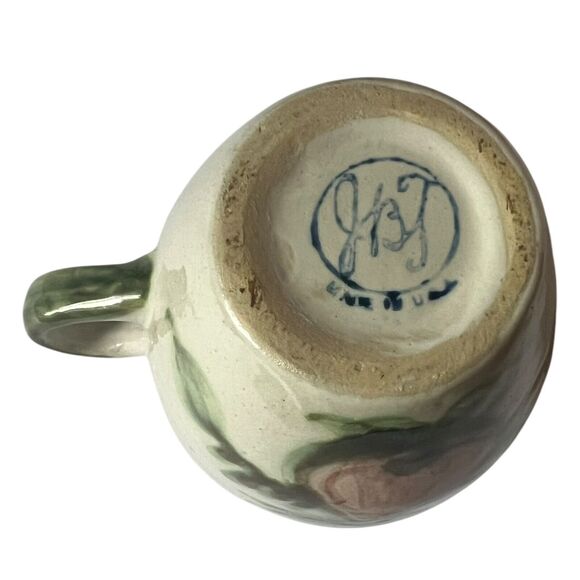 John B Taylor Louisville Stoneware Harvest Pear Mug Cup Set of 4 VTG Cottagecore - Picture 5 of 10